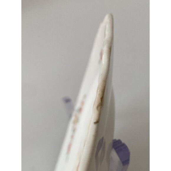 Steubenville Salad Plate Orange Yellow Floral IVORY Replacement Vintage USA - Picture 12 of 12